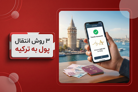 3 روش انتقال پول به ترکیه
