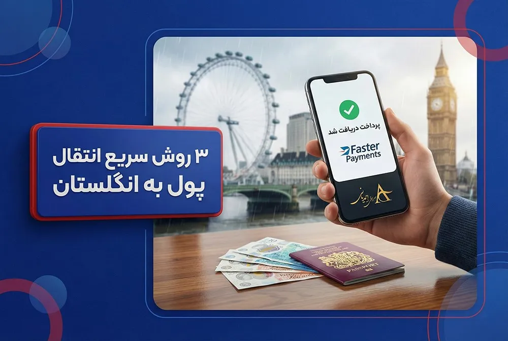 روش سریع انتقال پول به انگلستان