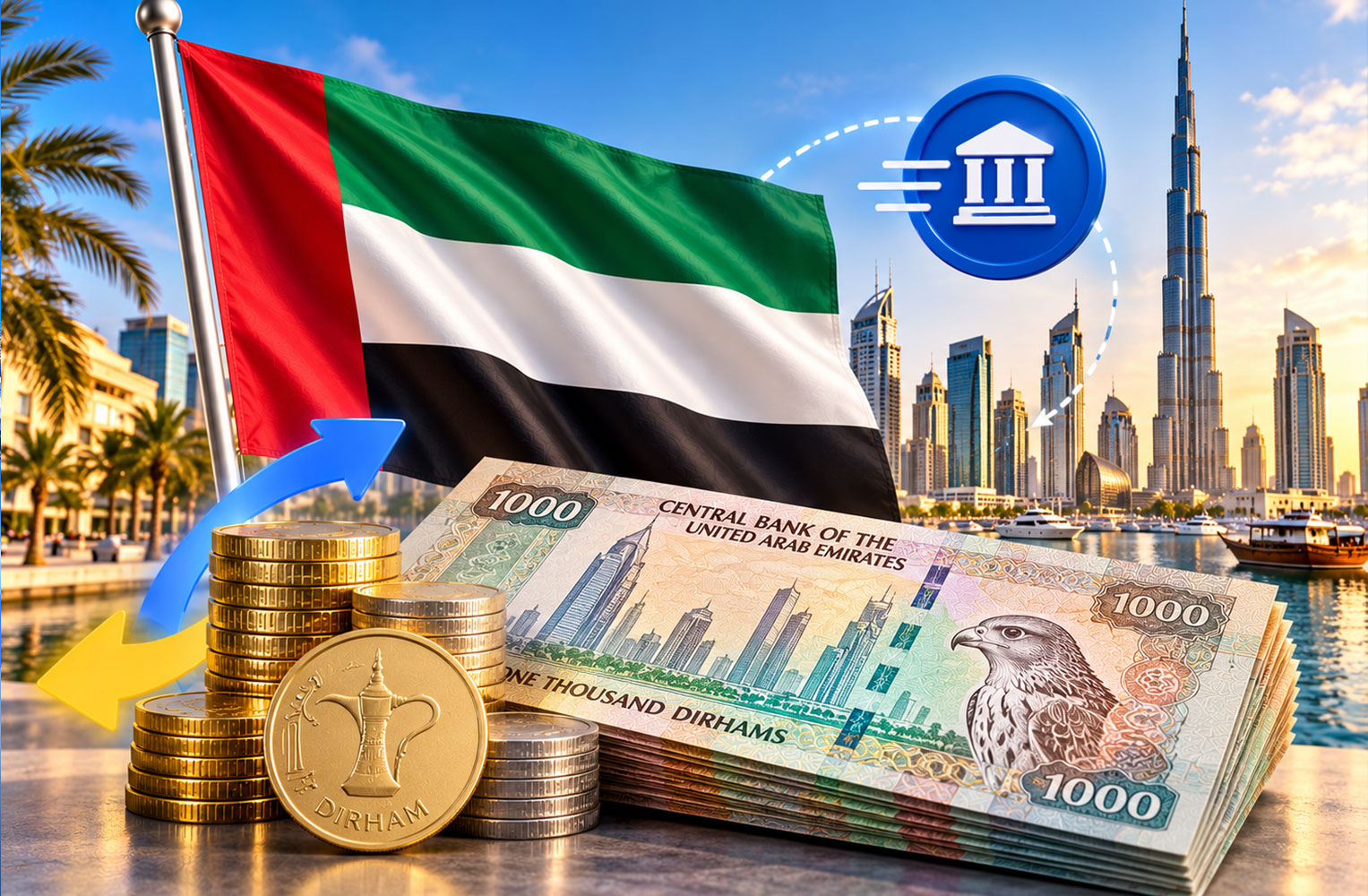 انتقال پول به دبی